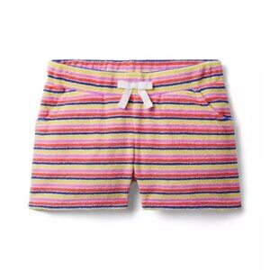 Kaavia James X Janie and Jack Colorful Striped Terry Shorts